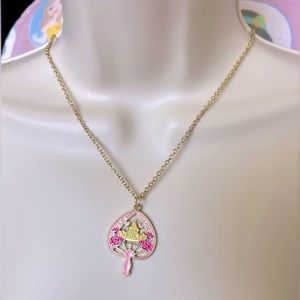 NEW Handmade Aurora Disney Sleeping Beauty Inspired Necklace